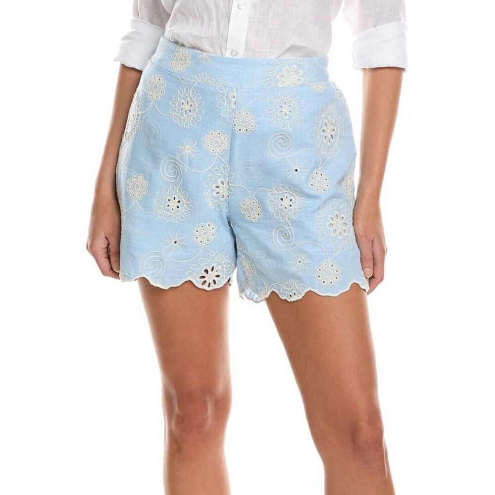 Anna Kay Womens  Lewis Short, Blue